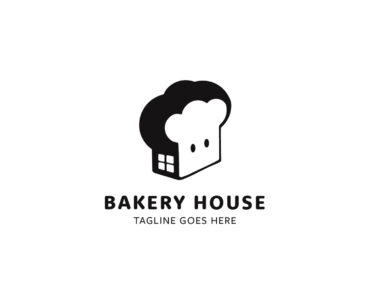 Cute Bakery Logo Template (AI, EPS Format)