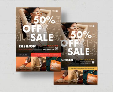 Flash Sale Poster Template (AI, EPS, PSD Format)