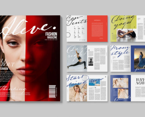 Lifestyle Magazine Template (INDD Format)