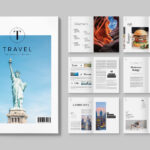 Minimal Magazine Template for Adobe InDesign INDD format