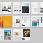 Minimal Magazine Template for Adobe InDesign INDD format