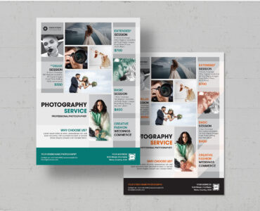 Photography Poster Template (AI, EPS, PSD Format)