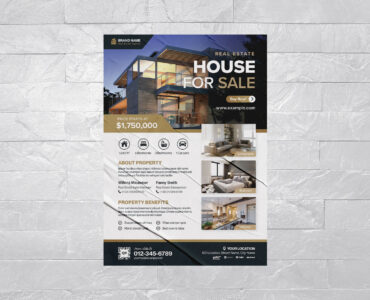 Real Estate Flyer Template (AI, EPS, PSD Format)