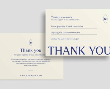 Thank You Card Template (AI, EPS, INDD Format)