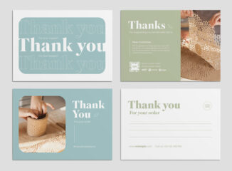 Thank You Card Template (AI, EPS, PSD, INDD Format)