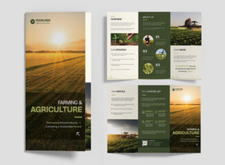 Agriculture Templates Set in PSD AI EPS