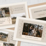 Autumn Family Photo Card in AI EPS