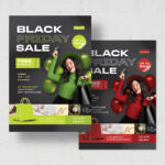 Black Friday Flyer Template in PSD AI EPS
