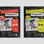 Black Friday Flyer Template in PSD AI EPS