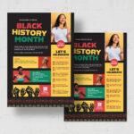 Black History Month Flyer Template in PSD Ai EPS