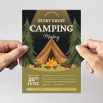 Camping Flyer Template in PSD