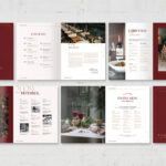 Christmas Brochure Template in INDD format