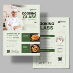 Cooking Class Flyer Template in PSD AI EPS