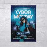 Cyber Monday Flyer Template in PSD