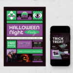 Halloween Flyer Template PSD AI EPS