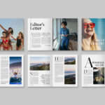 Magazine Template in InDesign INDD format