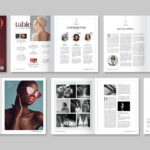 Magazine Template InDesign INDD format