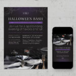 Modern Halloween Flyer Template in AI PSD EPS