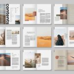 Modern Magazine Template in InDesign INDD format