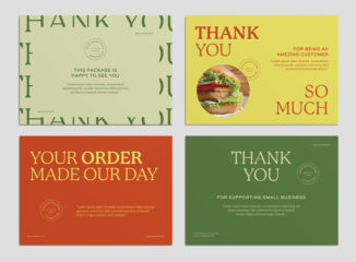 Thank You Card Template in PSD AI