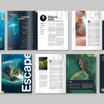 Travel Magazine Template for InDesign INDD format