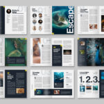 Travel Magazine Template for InDesign INDD format