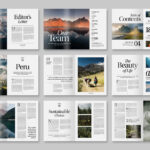 Travel Magazine Template InDesign INDD