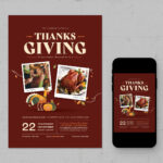 Thanksgiving Flyer Template in AI PSD EPS