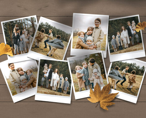 Autumn Photo Collage in PSD