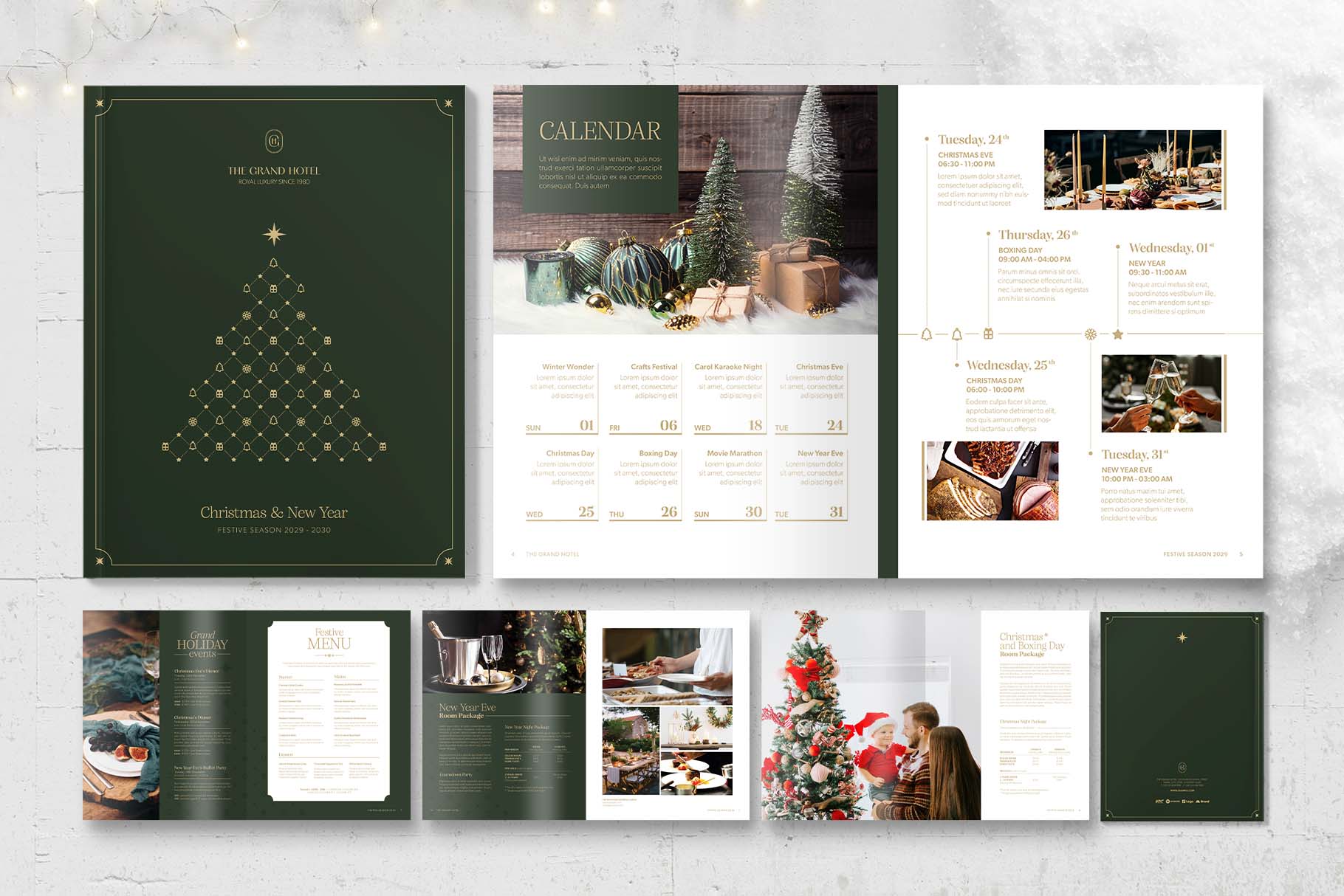 Christmas Brochure Template in INDD