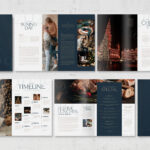 Christmas Holidays Brochure Template in INDD format