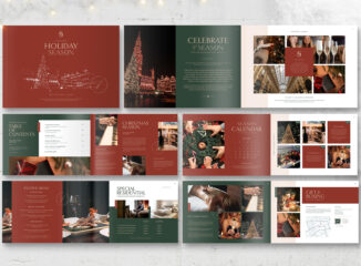 Christmas Hotel Brochure Template in INDD