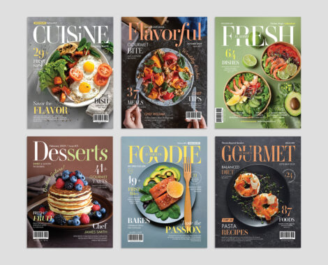 Food Magazine Cover Templates in AI PSD EPS