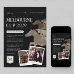 Melbourne Cup Flyer Template in AI EPS PSD
