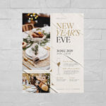 New Year Flyer Template in AI PSD EPS