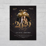 New Year's Eve Party Flyer Template in AI PSD EPS