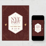 NYE Flyer Template in AI PSD EPS