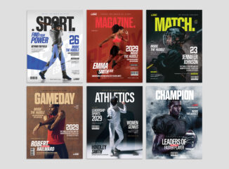 Sport Magazine Cover Templates in AI PSD EPS