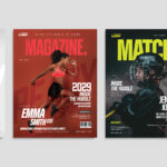 Sport Magazine Cover Templates in AI PSD EPS