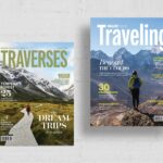 Travel Magazine Cover Templates Set in AI PSD EPS