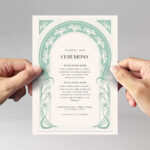 Vintage Wedding Invitation Template in AI PSD EPS