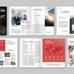Business Magazine Template in INDD format