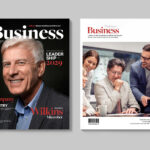 Business Magazine Template in INDD format