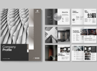 Company Profile Brochure Template for InDesign