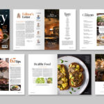 Food Cooking Magazine Template for InDesign