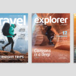 Travel Magazine Cover Templates in AI EPS PSD