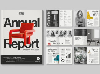 Annual Report Template for InDesign