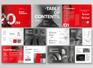 Brand Guidelines Brochure Template for InDesign