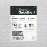 Brand Guideline Poster Template INDD format