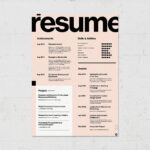Bold Resume Template for InDesign INDD